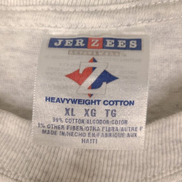 Long Beach Island New Jersey Crew T-Shirt Adult XL Gray Short Sleeve Jerzees - Picture 5 of 14